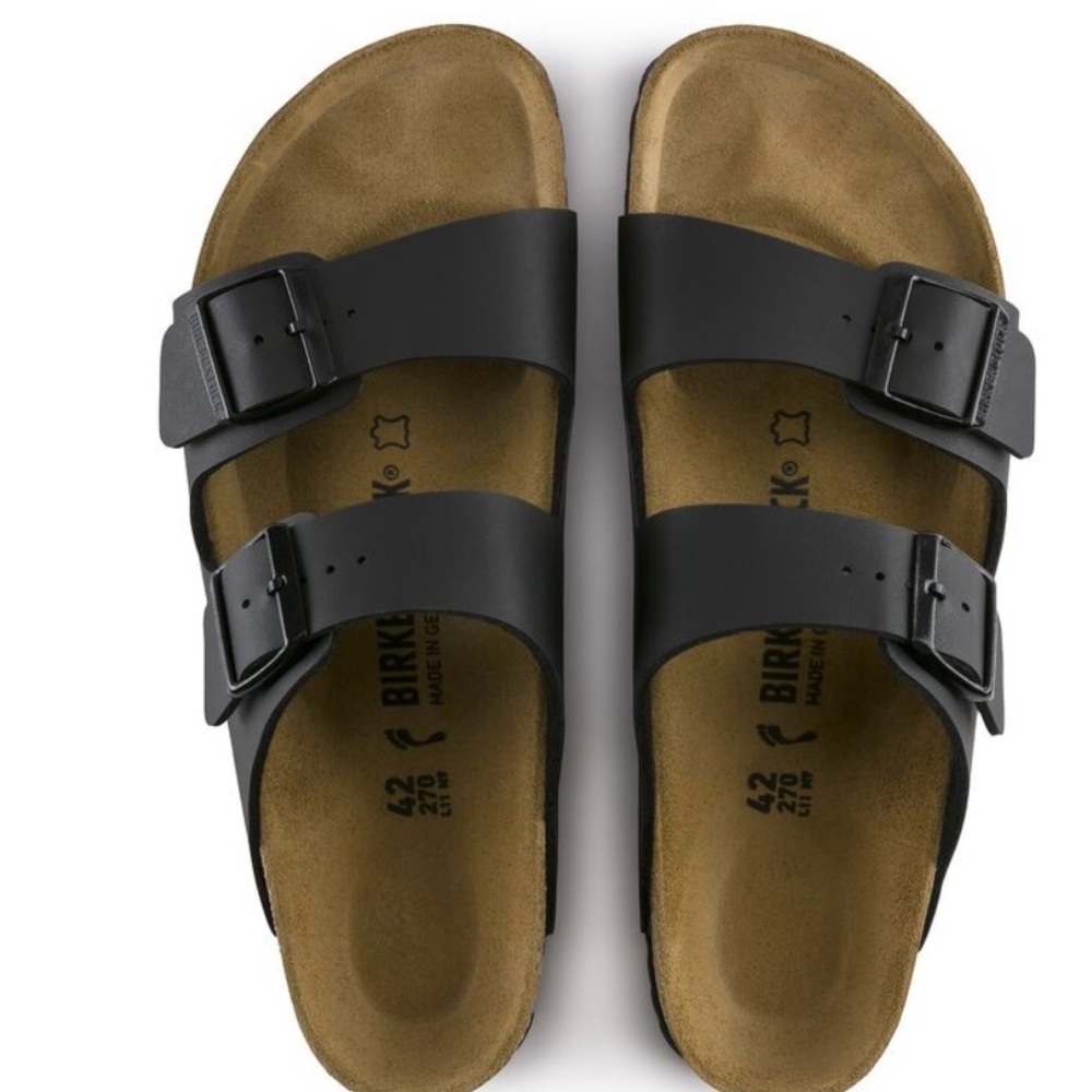 🖤BIRKENSTOCK ARIZONA SANDALS IN BLACK 40 9 - Picture 3 of 12